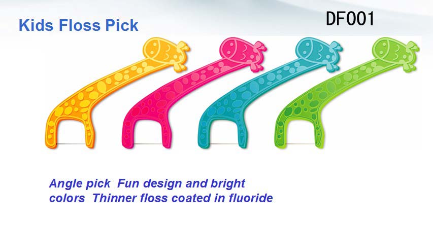 children dental floss pick kids dental flo... Made in Korea